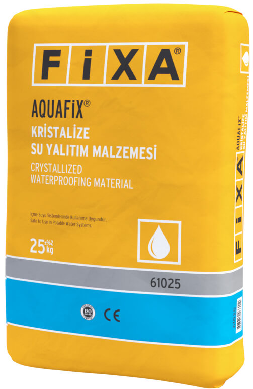 FIXA Aquafix Cementitious Coating - 25kg Grey FIXA Aquafix Cementitious Coating - 25kg Grey