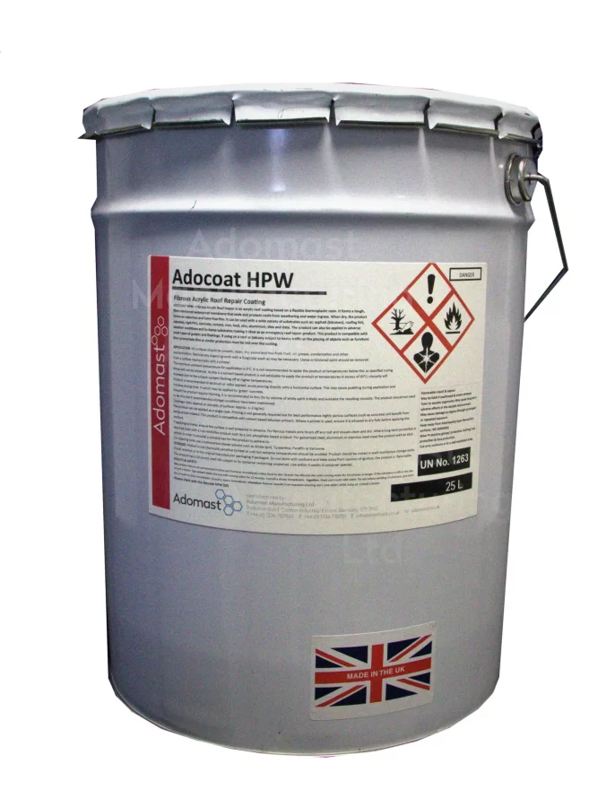 Adomast Adocoat HPW Acrylic Roof Repair