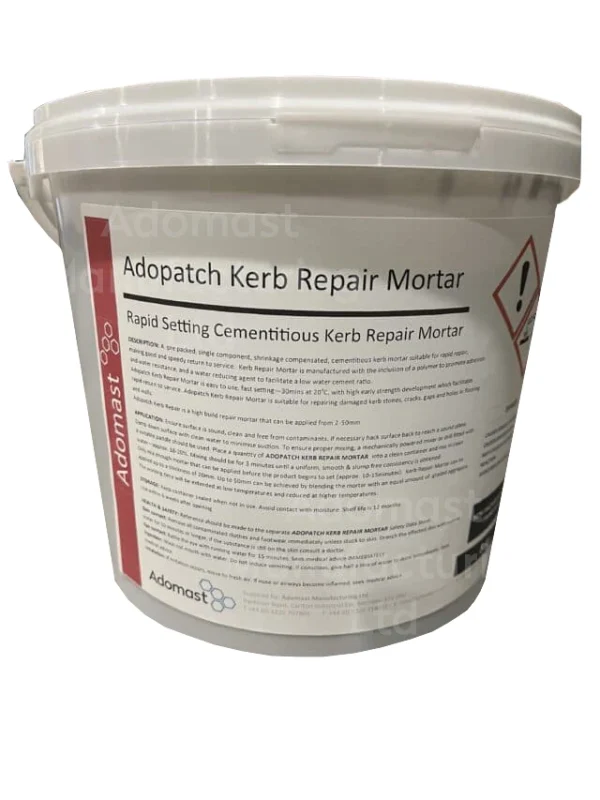 Adomast Adopatch Kerb Repair Mortar