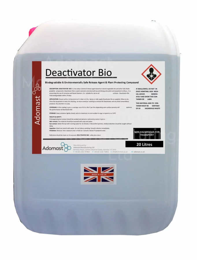 Adomast Deactivator Bio Environmentally Safe Release Agent (1)