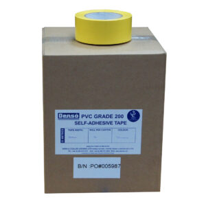 Yellow Denso PVC SA Tape 150mm on a box