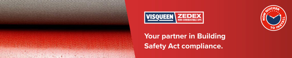 zedex visqueen cavity trays Visqueen Zedex DPC Cavity Tray product promoting building safety compliance
