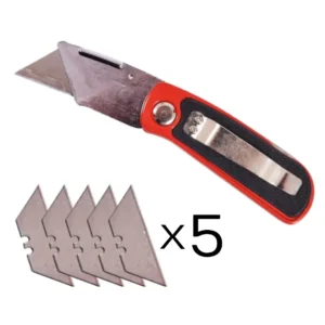 Amtech Utility Knife Folding Lock-Back w/ Cushion Grip