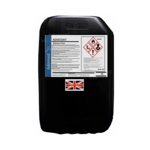 Adomast Adocoat Black Bitumen Paint - 25 Litre